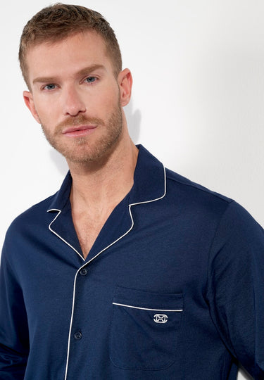 Rafael Long Sleepwear | Navy 403064-00RA